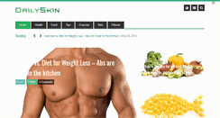 Desktop Screenshot of dailyskinandlifemodel.com